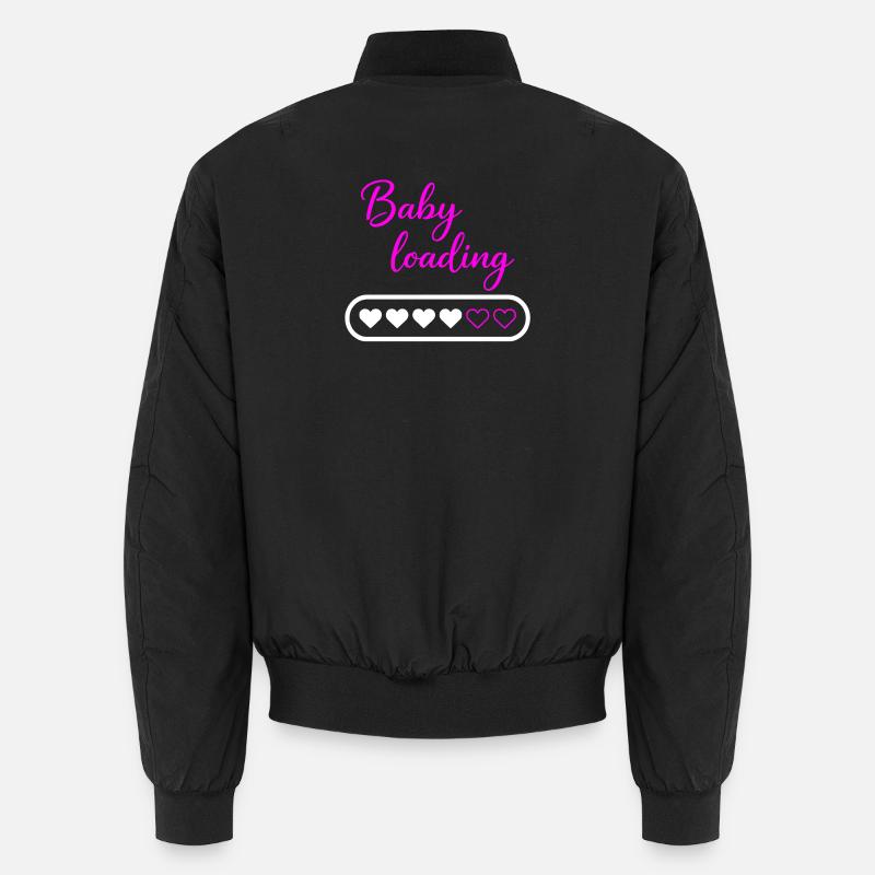 Baby loading - Unisex Bomber Jacket - black