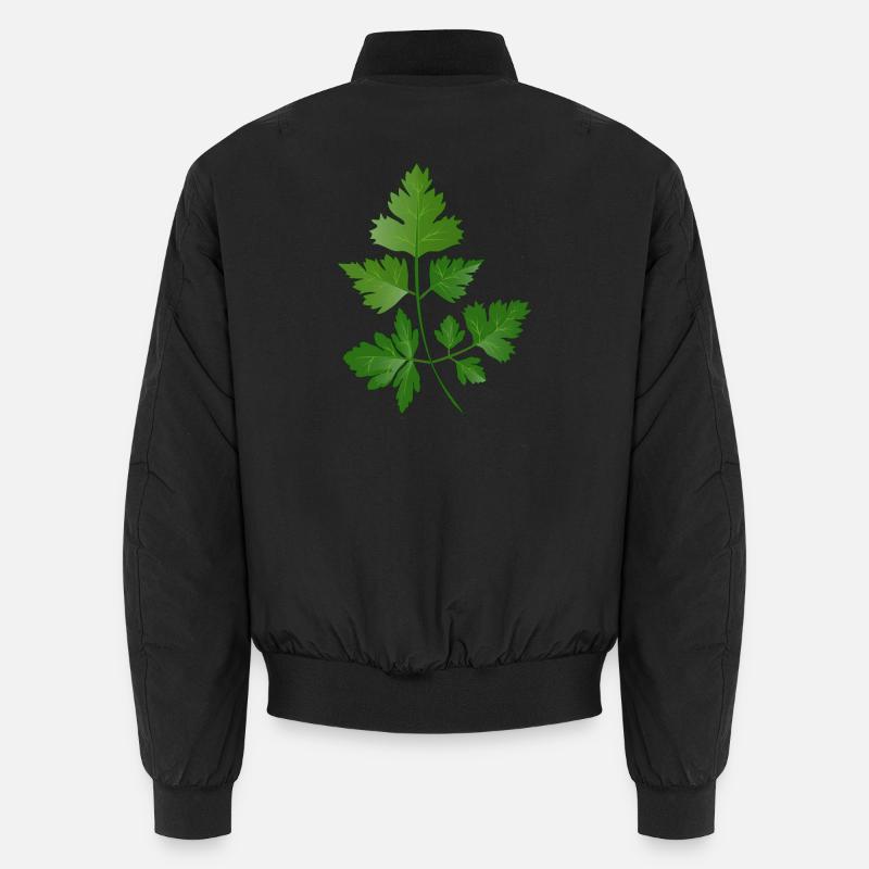 branche de persil dessiné à la main Bomber unisexe