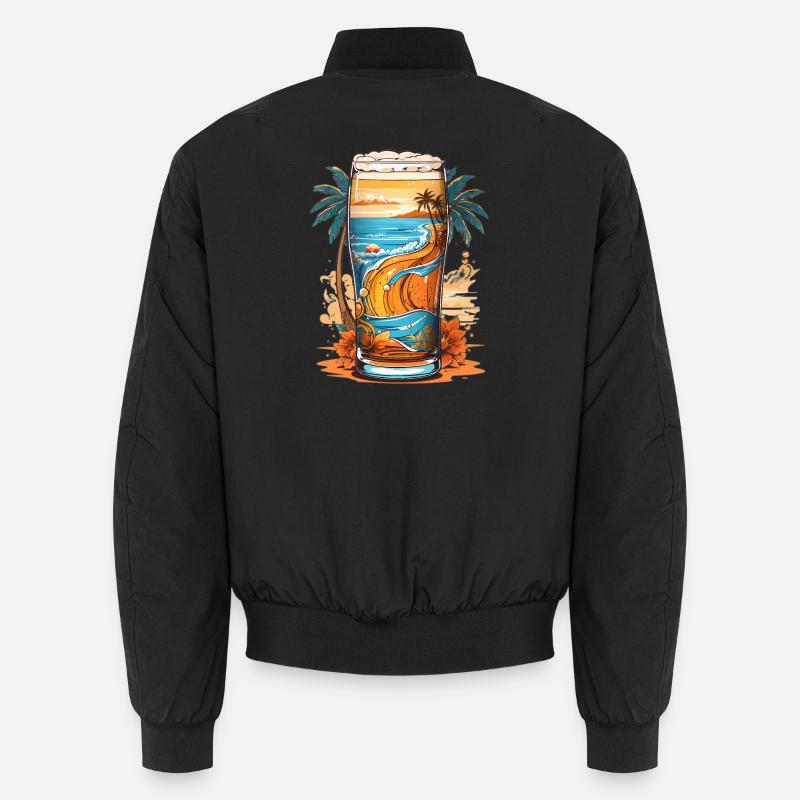 Beach Beer Unisex Bomber Jacket