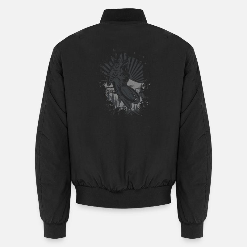 Moto Jump Graffiti Splash Bomber unisexe