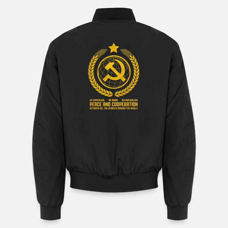 L’internationalisme communiste - Bomber unisexe - noir