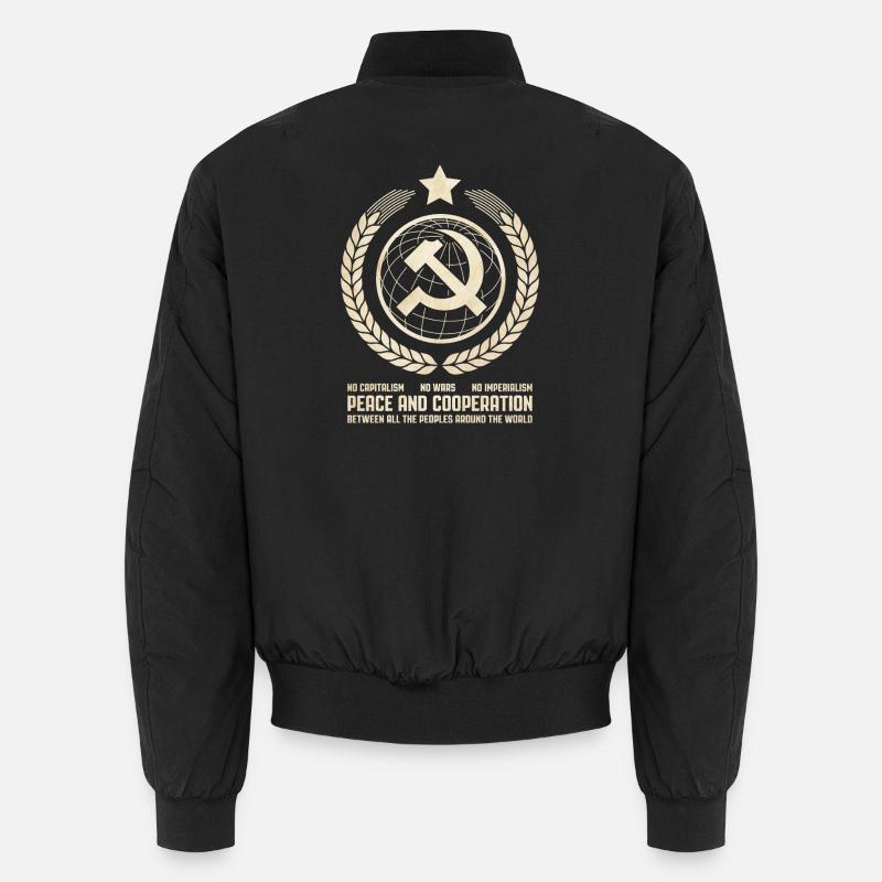 L’internationalisme communiste. - Bomber unisexe - noir