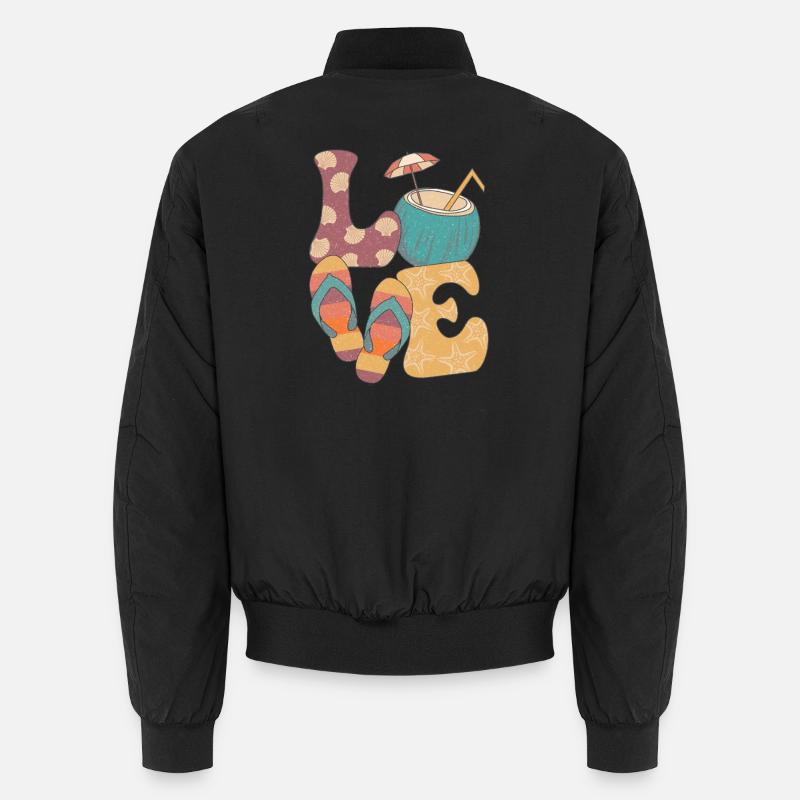 Sommerliche Liebe Unisex Bomberjacke