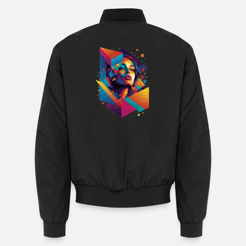 Art du visage moderne Bomber unisexe