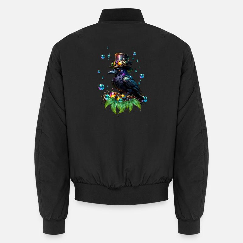 Fantastic Steampunk Raven Unisex Bomber Jacket