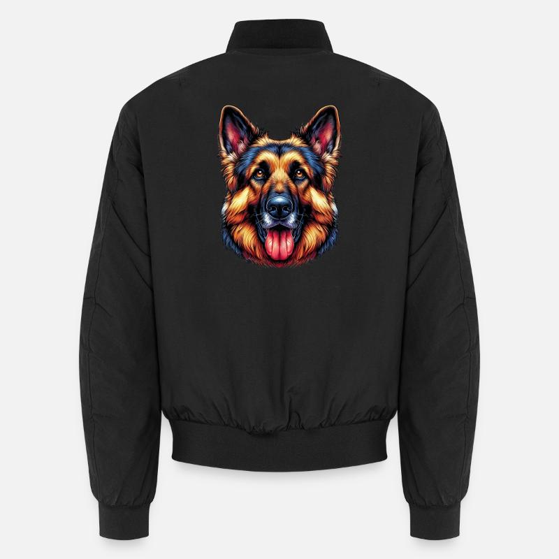Deutscher Schäferhund Unisex Bomberjacke