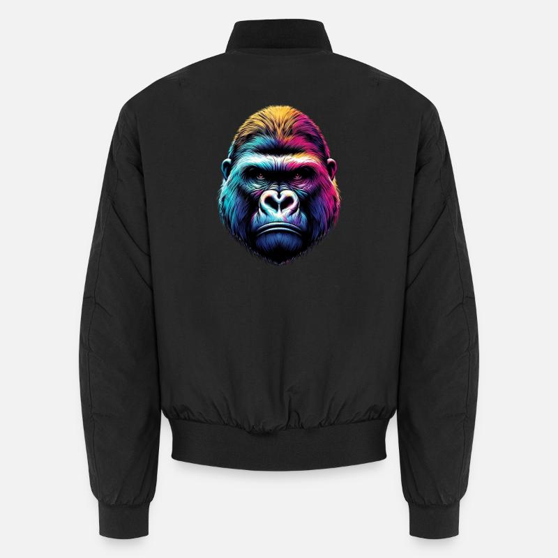 Gorilla - Unisex Bomber Jacket - black