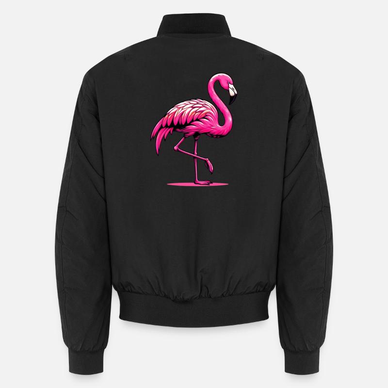 Flamant - Bomber unisexe - noir