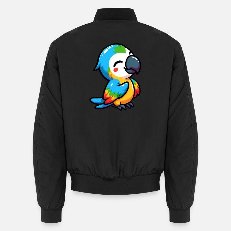 Parrot - Unisex Bomber Jacket - black
