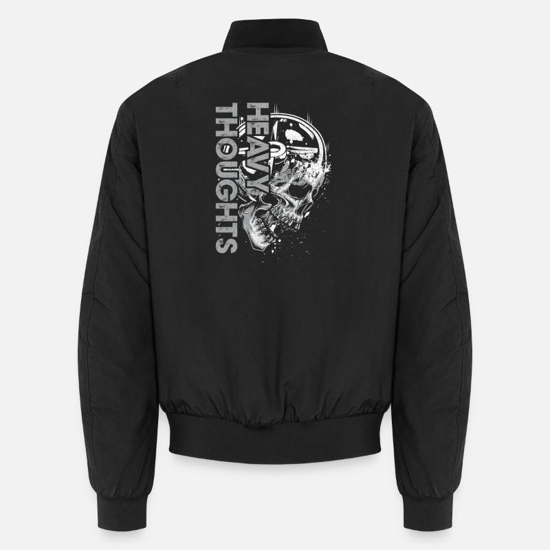 Crâne Vinyle Pulse Graphique Bomber unisexe