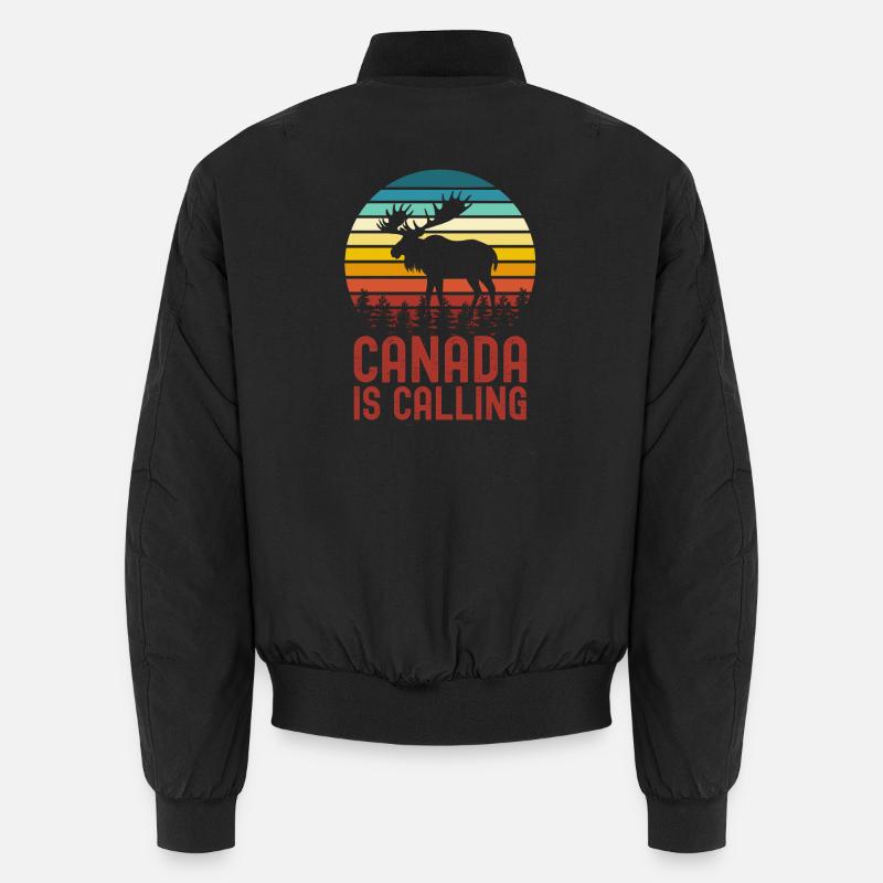 Kanada Elch Unisex Bomberjacke