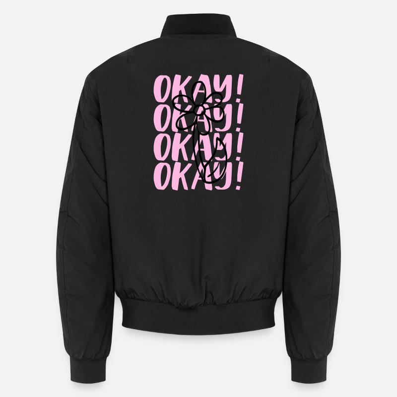 Statement Design - Unisex Bomber Jacket - black