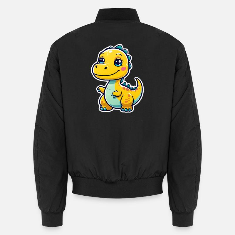 Dino - Unisex Bomber Jacket - black