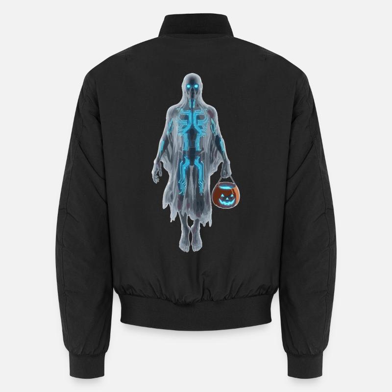 Digitaler Geist Unisex Bomberjacke