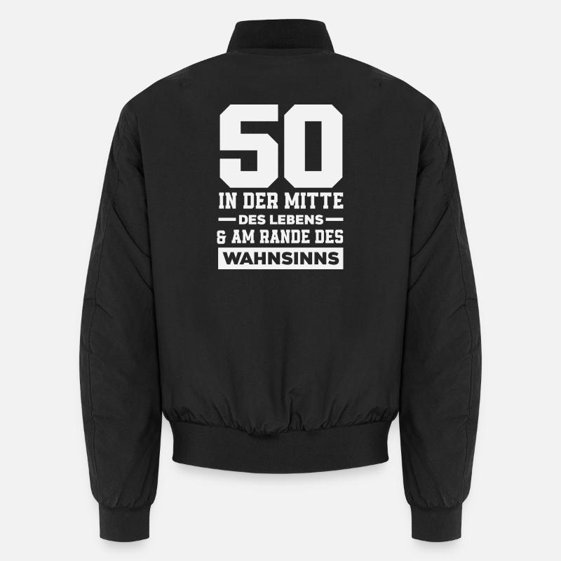Lustiges 50. Geburtstag Geburtstagsshirt Geschenk Unisex Bomberjacke