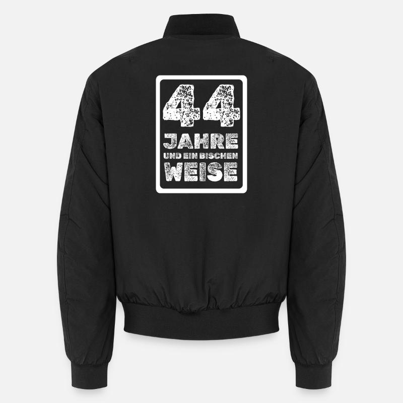 Weisheit 44 - Unisex Bomberjacke - Schwarz