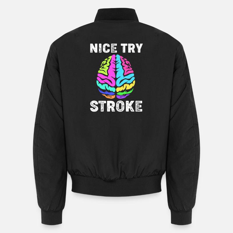 Stroke Stroke - Bomber unisexe - noir
