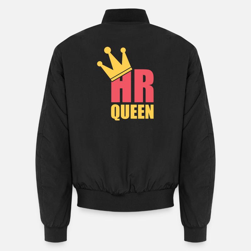 HR Queen - Professional Human Resources Design Unisex Bomberjacke