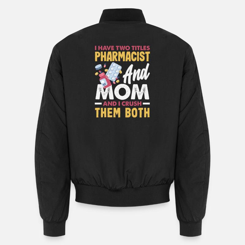 Pharmacien Technicien Pharmaceutique - Bomber unisexe - noir