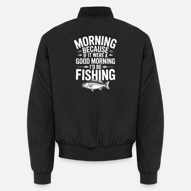 Citation de pêche matinale Tee Bomber unisexe
