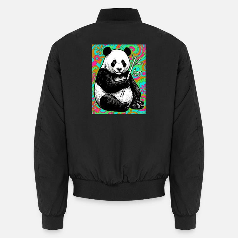 Panda Unisex Bomberjacke