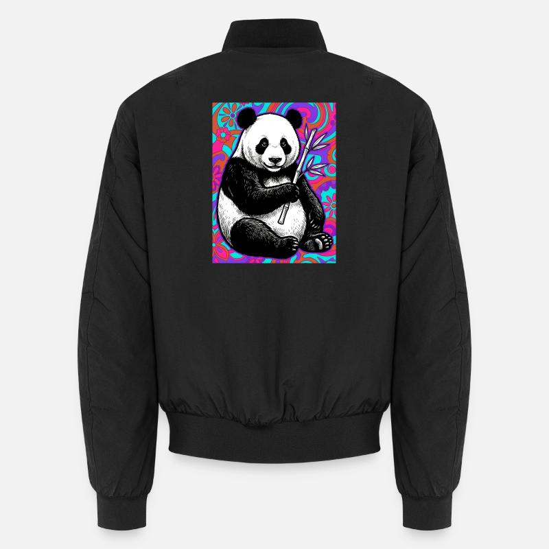 Panda Unisex Bomberjacke