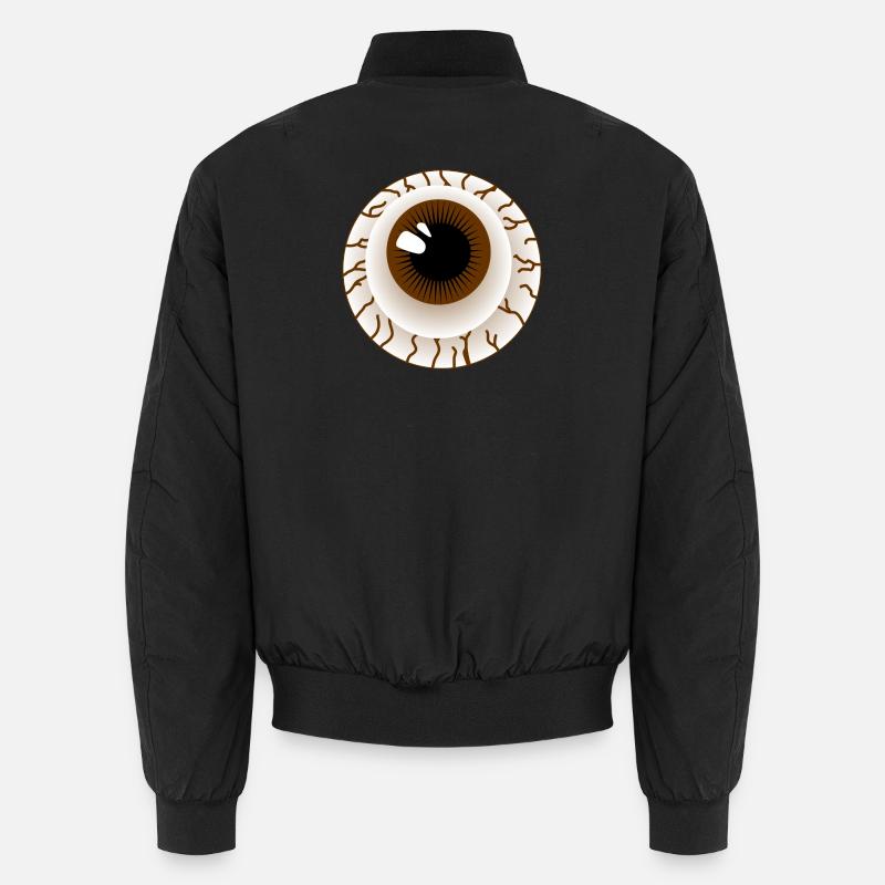 Globe oculaire brun Bomber unisexe