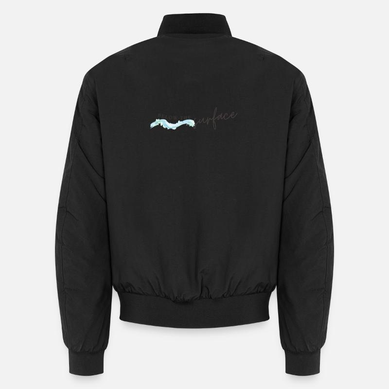 Below The Surface Ocean Inspired T-Shirt  - Unisex Bomberjacke - Schwarz