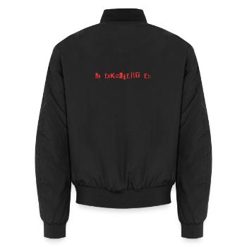 Ça s’intensifie de toute façon ! - Bomber unisexe - noir - Dos - AI Model Male 185 light (185cm)