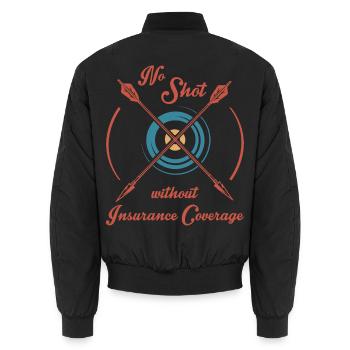 Bogenschütze - Unisex Bomberjacke - Schwarz - Hinten - AI Model Male 185 light (185cm)