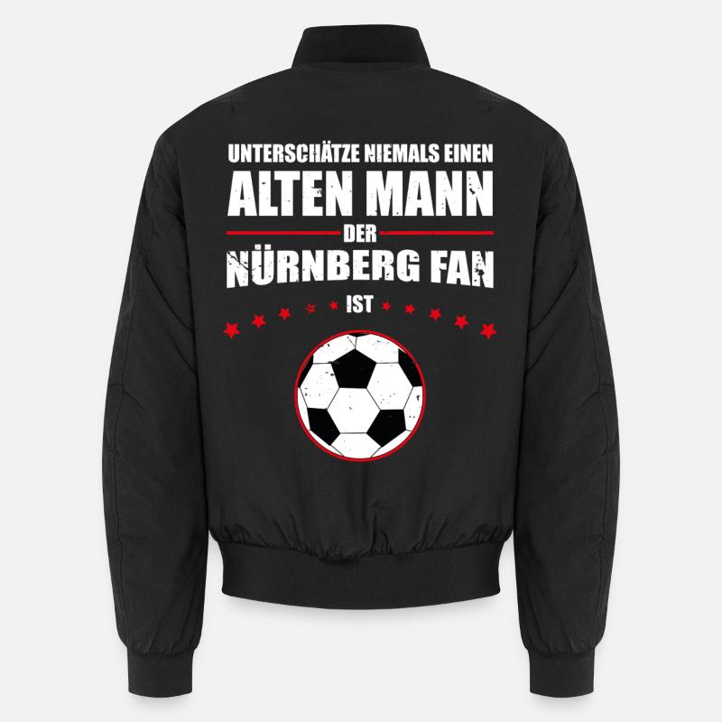 Alter Mann - Nürnberg Fan | Retro Vintage Design Unisex Bomberjacke