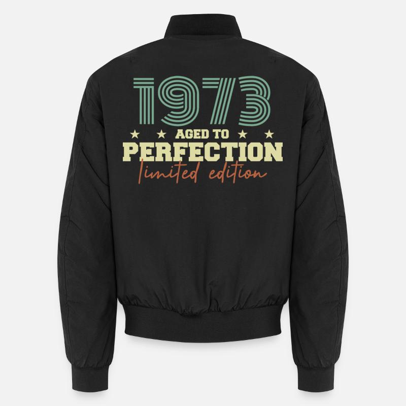 1973 - Unisex Bomberjacke - Schwarz