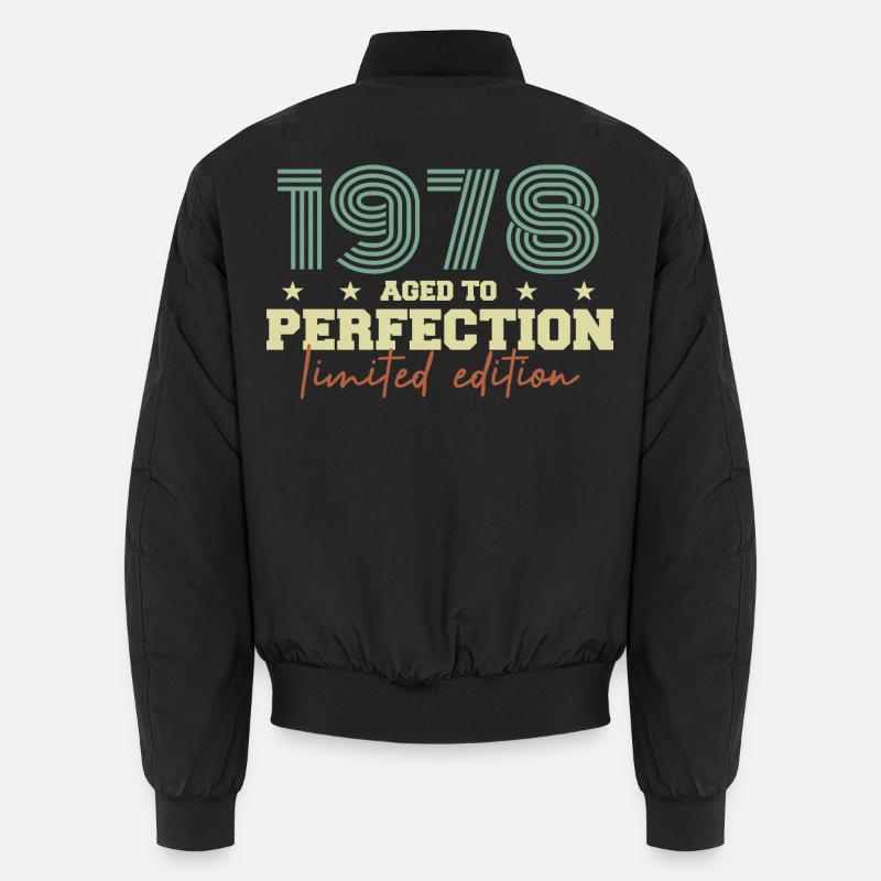 1978 - Unisex Bomber Jacket - black