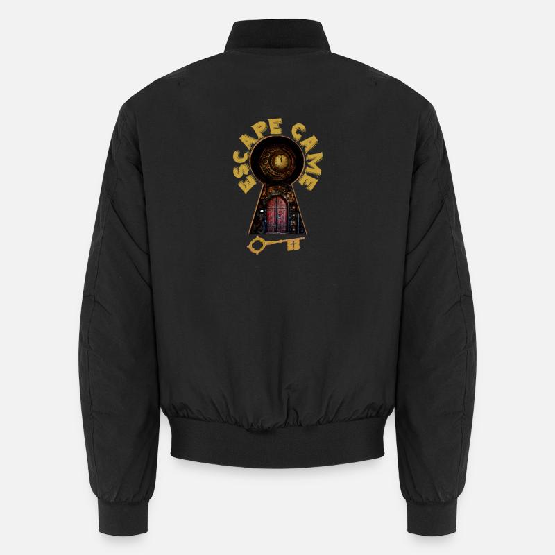 ESCAPE GAME SERRURRE GATE TIME Unisex Bomber Jacket