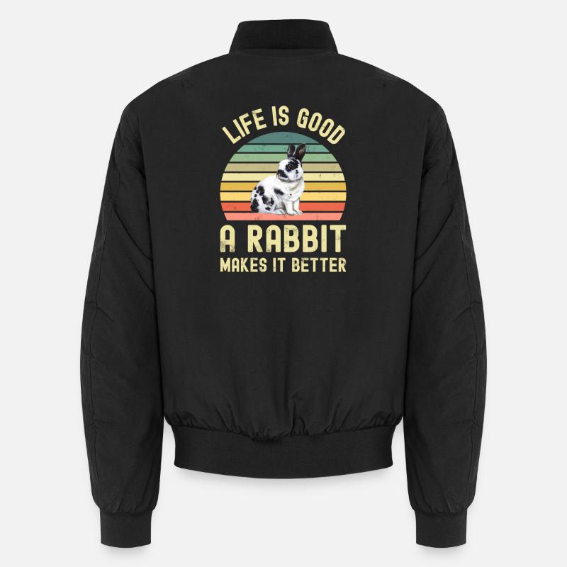Lapin Lapin - Bomber unisexe - noir