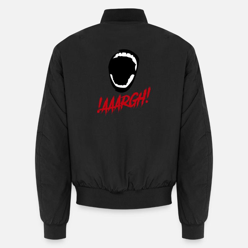 Argh!!! Schreien!!! Unisex Bomberjacke