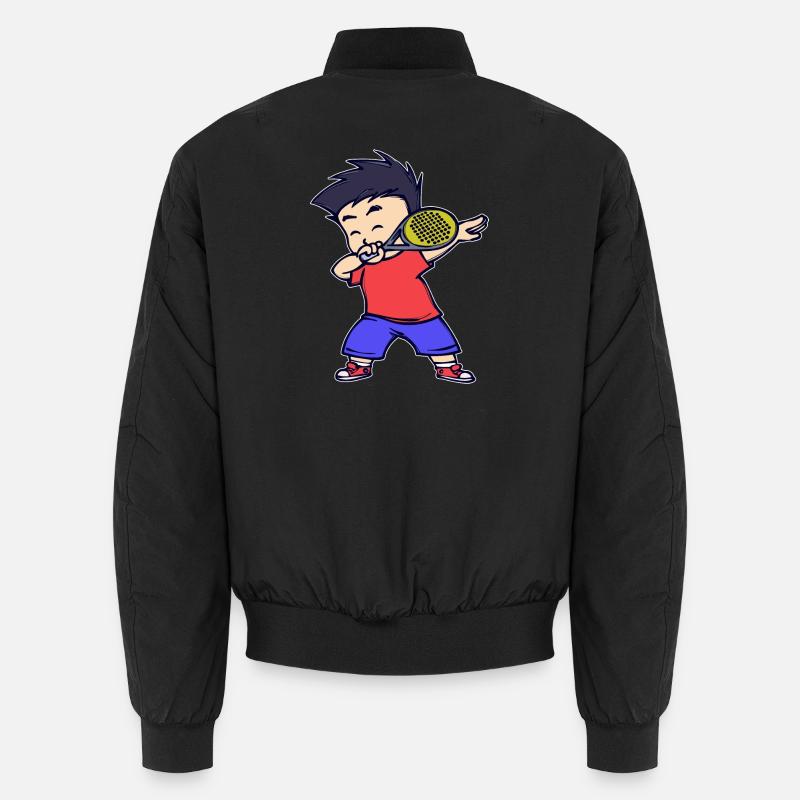 Padel Racket Player Padel Tennis Training Unisex Bomber Jacket