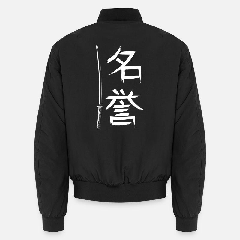 katana blanc Bomber unisexe