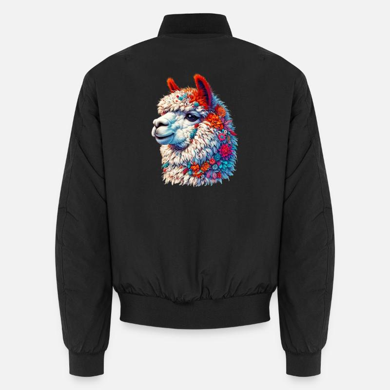 Alpaca Unisex Bomber Jacket