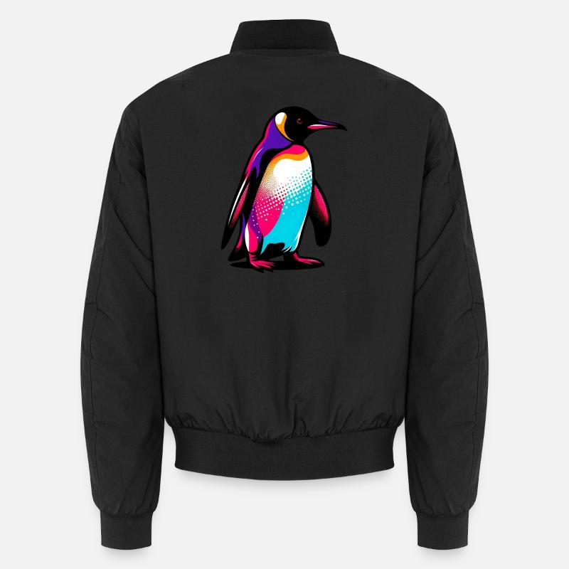 Pingouin - Bomber unisexe - noir