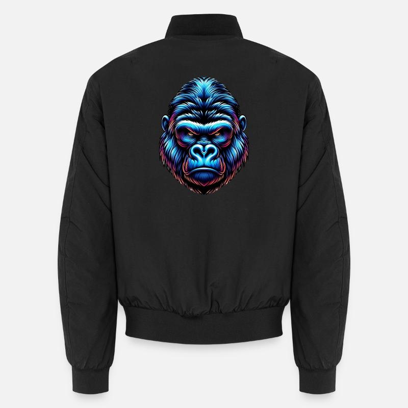 Gorilla - Unisex Bomberjacke - Schwarz