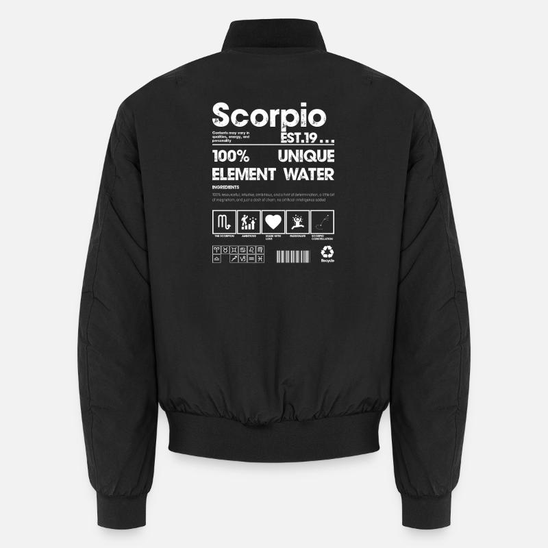 T-shirt à logo d’eau Scorpio Element Bomber unisexe