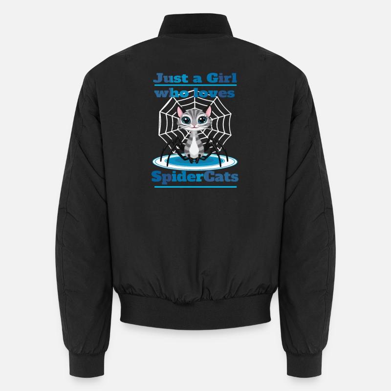 Chat araignées mignonnes Bomber unisexe