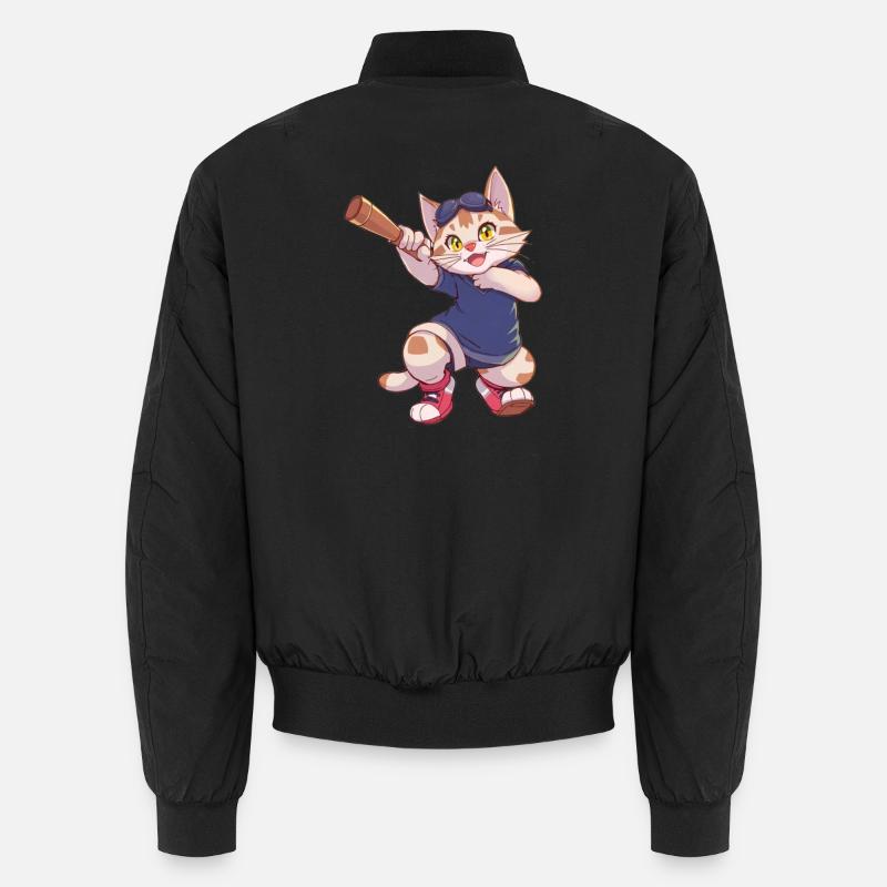 Katze, Katzen Unisex Bomberjacke