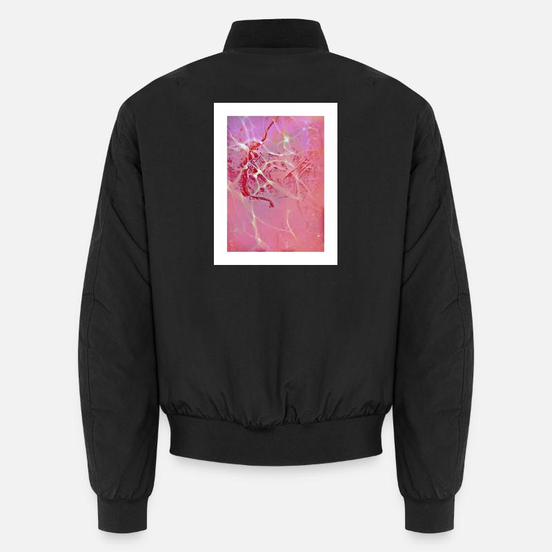 Reflets Abstraits Roses Bomber unisexe