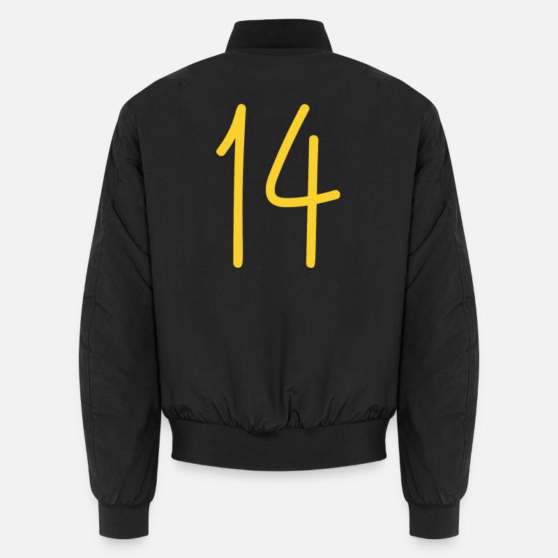 14 - Unisex Bomber Jacket - black