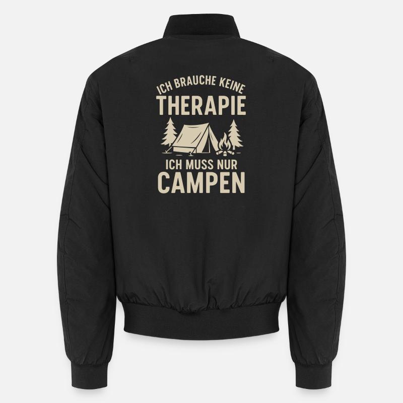 I don't need therapy camping Unisex Bomber Jacket