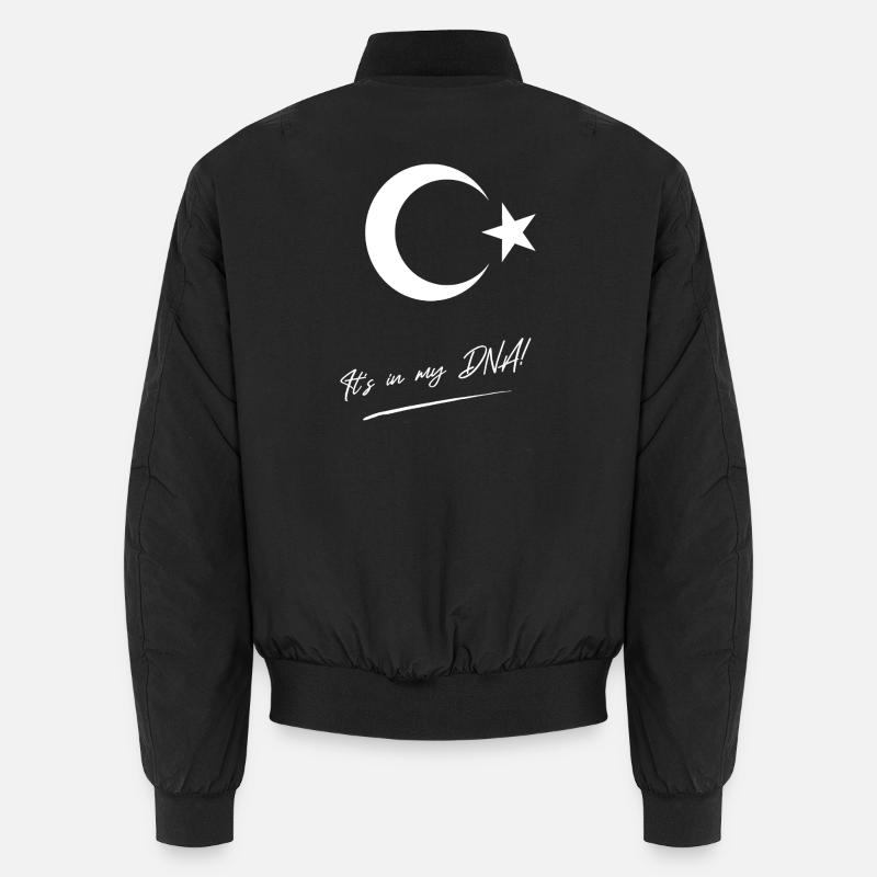 Turkey DNA – Pride Turkish Flag Design Unisex Bomber Jacket