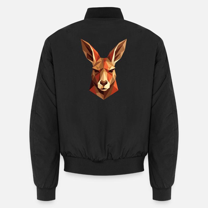 Kangourous Australie Outback Wild Mignons Kangourous Bomber unisexe