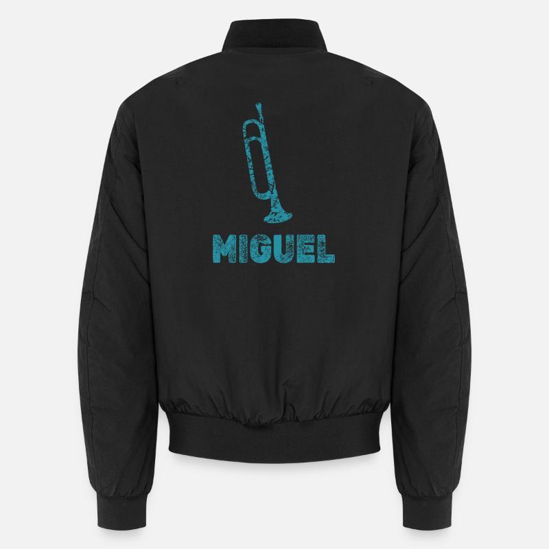 Miguel - Unisex Bomber Jacket - black